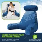 Bed Backrest Pillow Set Neck Back Support Reading Pillow with Detachable Neck