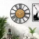 開立發票 創意輕奢鐵藝靜音時鐘《多款可選》 時鐘 掛鐘 客廳時鐘 造型時鐘 靜音時鐘 壁鐘 藝術時鐘 居家裝飾 復古時鐘