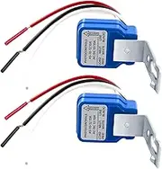 2 Pack - AC DC 12V 10A Auto On Off Photocell Light Switch Photoswitch Light Sensor Switch