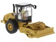2023 CAT CS56 Padfoot Drum Vibratory Soil Compactor 1/87 HO Scale Diecast Model