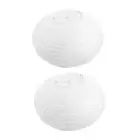 2 Pcs Wedding Paper Lanterns White Paper Lampshade Spring Festival Lanterns
