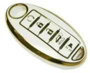 Keyless Entry Key Fob TPU Plastic Cover for Nissan Remote Altima Maxima Rogue