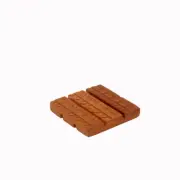 Tea Coasters wooden kitchen Table Gift Set of 5 Mini Log Tea Coasters Club Motif