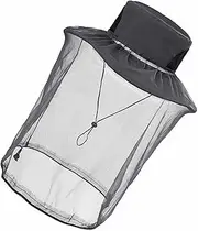 Fly Net for Head - Wing Protector Cover, Breeze Protection Wrap | Breathable Soft Comfortable Head Protection Net with Adjustable Chin Strap, Bucket Hat