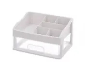 Make Up Case Jewelry Container Box Makeup Organizer Drawers Cosmetic Storage Box Makeup Brush Holder Brush Lipstick Container - Single Layer