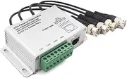 4 Channel Coaxial HD Twisted Pair Transmitter, BNC to Cat5/5E/6 RJ45 UTP Cable Converter for CCTV Camera System