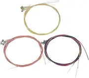 DRESSOOS Soft Guitar Strings Set 6 Pack for Acoustic Electric Guitars Easy to Carry Replace for Musicians