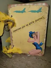 Pinup Girl Junk Journal Scrapbook USA Seller
