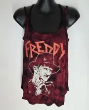 A Nightmare on Elm Street FREDDY KREUGER Criss Cross Tank Top SMALL HOT TOPIC