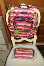 Vera Bradley lighten up medium backpack and Lunch Mate in Rio Squiggle