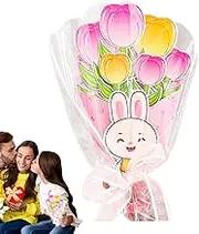 Mother's Day Flower Bouquet Card - Floral Card Making Kit - Parent-Child Bonding Activity for Son, Daughter, Boys, Girls, Kids