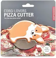 Kikkerland Pizza Cutter | Corgi Lovers Pizza Cutter | Kitchen Tools & Gadgets | Pizza Oven Accessories | Dog Dad Gifts