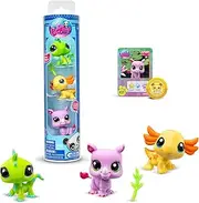 Littlest Pet Shop, Set of 3 LPS Wild Vibe - Moving Heads Generation 7 Pets #35 to #42 for Children from 4 Years + BF00557 Multi-Coloured