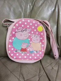 在飛比找Yahoo!奇摩拍賣優惠-粉紅豬小妹側背包