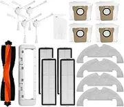 Compatible for Robot Vacuum X10 Robot Vacuum Cleaner Parts Replacement Main Side Brush Hepa Filter Mop Cloth Dust Bag
