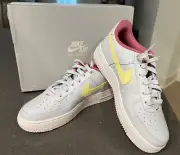 Nike Air Force 1 Grey Citron Pink Fuchsia. Size 5.5Y BigKids/7 Women