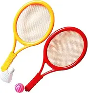 Milisten 1 Pair Tennis Racket Tennis Racket Tennis Balls Badminton Racket