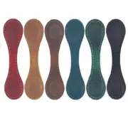 6Pcs Leather Magnetic Bookmarks, Magnetic Leather Bookmark, Bookmark for4399