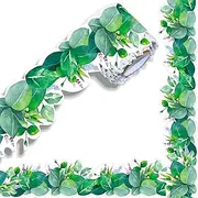 60 Feet Bulletin Board Borders, Scalloped Rolled Border Trim with Floral and Leaves Patterns for School, Classroom & Offices