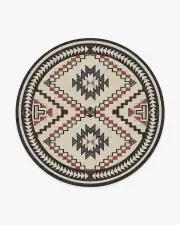 245' Round | Machine Washable Runner Rug | Kid & Pet Friendly | Indoor Rug | Desert Sumac Flatwoven Rug | Ruggable