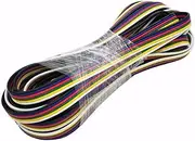 10 m 22 Gauge RGBCCT LED Strip Extension Cable 22AWG 6-Pin 6 Colour Level Electric Wire for RGB+CCT RGBWW LED Strip Lamp Strip Lighting 32.8ft Wire Line