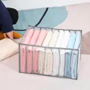 Storage Box Anti-wear Convenient Foldable Wardrobe Clothing Organizer Multi-grid