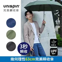 在飛比找樂天市場購物網優惠-【沙克思】UNISPIN幾何理性63公分完美瞬收傘 特性：U