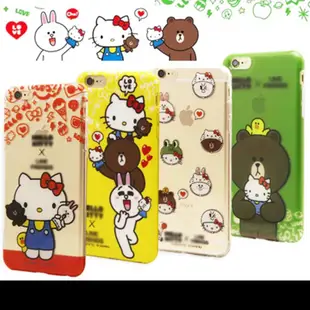 日單Hello Kitty iPhone6s plus手機殼 軟殼全包 創意跨界聯名