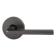 Gainsborough Avant with QuickFix Alba Passage Lever Set in Satin Graphite with Latch