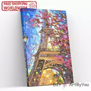 Paint By Numbers Kit Eiffel Tower Abstract Painting Framed Kids Canvas Acrylic