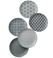 Noritake Komon 23.5cm Lunch Plate Set of 5