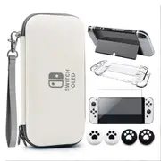 Grey Set For Nintendo Switch OLED Storage Bag Cover Case Screen Protector Accessories Kit