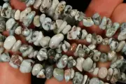 *LARIMAR* Chip Bead Bracelet Elastic Tumbled Stone Jewellery Healing Crystal