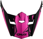 GMAX G0466172 YOUTH MX-46Y UNSTABLE VISOR MATTE BLACK/PINK YS-YL