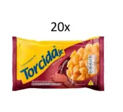 Lot of 20 Brazilian Elma Chips Wheat Pepperoni Flavor Snacks Torcida Package 45g