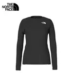 美國[THE NORTH FACE]W FD PRO 160 CREW-女吸濕排汗快乾衣-黑 / NF0A7WTQJK3《長毛象休閒旅遊名店》