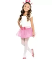 Disney Doc McStuffins Girls Lambie Costume Kit with Tutu & Headband ~ Size 4-6