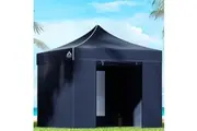 Instahut Gazebo 3x3 Pop Up Marquee Folding Tent Wedding Gazebos Camping Outdoor Shade Canopy Navy