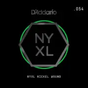 10 PACK - D'Addario NYNW054 NYXL Nickel Wound Electric Guitar Single String .054
