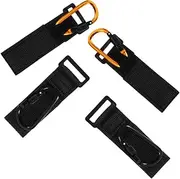 ERINGOGO 4pcs Baby Stroller Hooks Universal Thicken Stroller Clips for Hanging Bags Antislip Accessories
