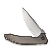 WE Knife Quixotic Frame Lock 21016-5 Knife CPM 20CV Steel Brown Titanium