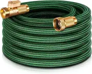 NON-EXPANDABLE Garden Hose 25ft, Heavy Duty Flexible Water Hose, Kink Resistant