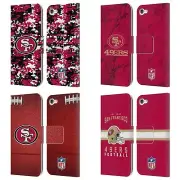 OFFICIAL NFL SAN FRANCISCO 49ERS GRAPHICS LEATHER BOOK CASE FOR APPLE iPOD TOUCH