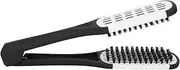 Hair Straightening Brush Clamp, Hair Styling Tool Double Sided Brush Clamp Spring for Women for Improves Hair Health for Men(white)