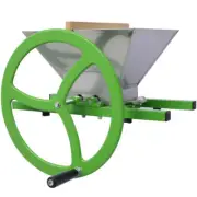 7L Manual Juicer Grinder,Portable Fruit crusher with wheel Stainless Steel Fruit