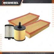 Wesfil Oil Air Fuel Filter Service Kit fits Volkswagen Touareg 7L 5.0L TDi V10 (for: Volkswagen)