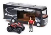 NewRay Polaris Sportman w/RV Van Set