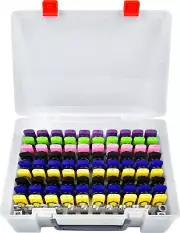 Flash Thumb USB Drive Organizer Case Bag Memory Stick SD Card Storage Hold 134pc