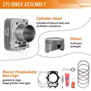 For Suzuki Eiger 400 NEW Cylinder Piston Gasket Top End Kit ATV 2002-2007 2003