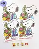 史努比 Snoopy 造型紅包袋-和服，春節/過年/祝賀禮金袋/紅包袋/祝儀袋/結婚紅包袋，X射線【C641774】